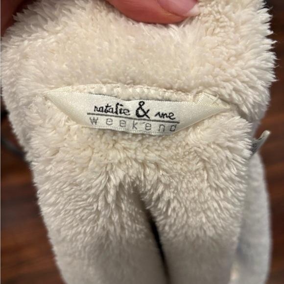 Natalie And Me Weekend Micro Suede Fleece Jacket Toggle Enclosure Sz M Rn#45749 - Picture 7 of 9